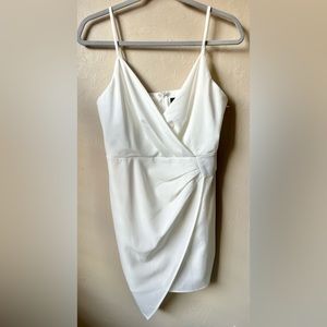 🆕 Blue Blush White Wrap Around Mini Dress | Medium